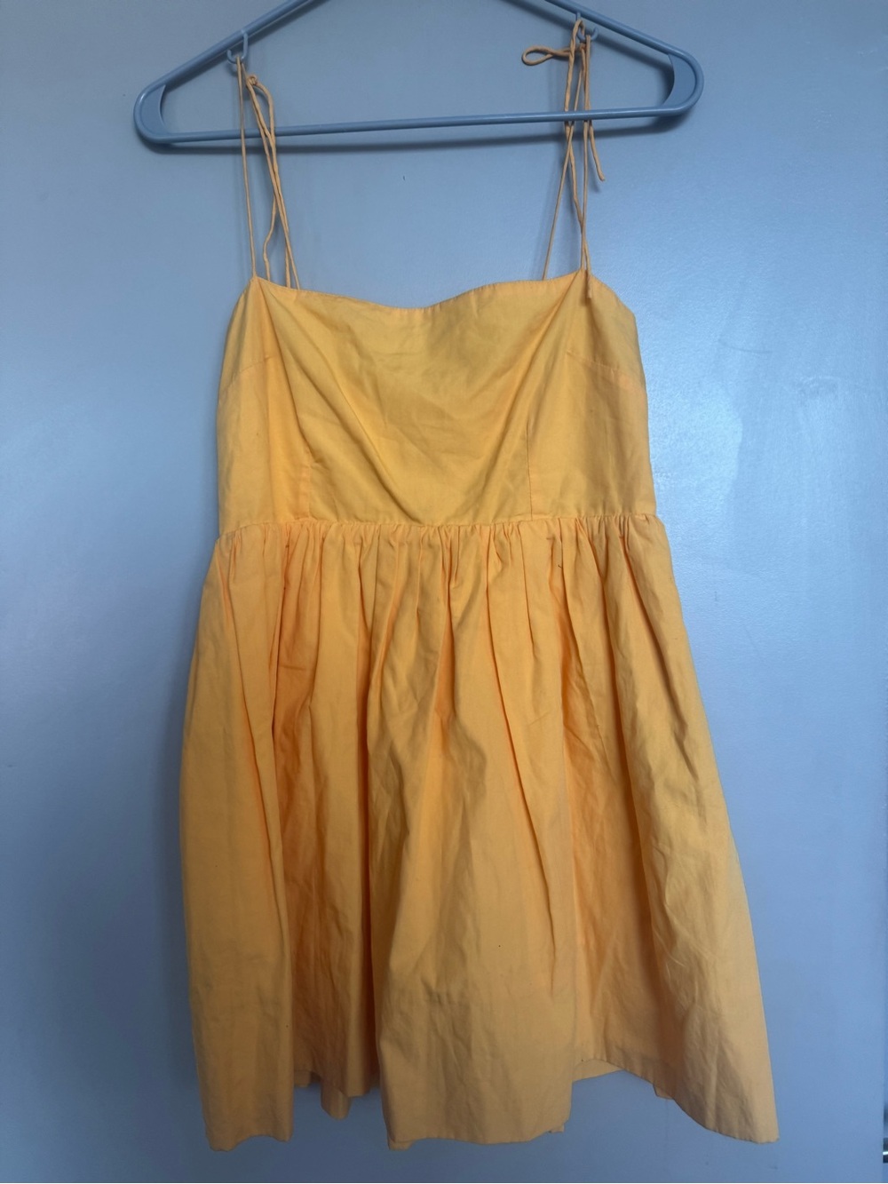 SWF Peplum Cami Top in Medium Orange-Yellow
